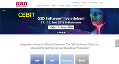 Desktop Screenshot of gsd-software.com